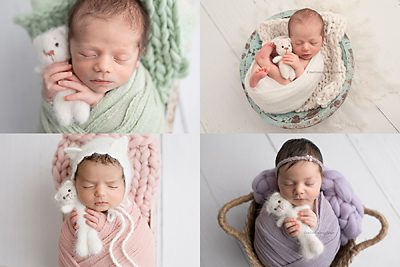 Bébé avec doudou